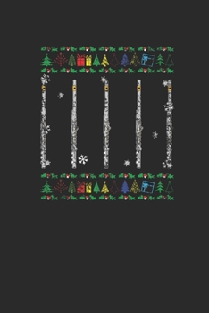 Paperback Christmas Flute: Dotted Bullet Notebook (6" x 9" - 120 pages) Christmas Themed Notebook for Daily Journal, Diary, and Gift Book