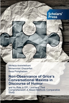 Paperback Non-Observance of Grice's Conversational Maxims in Discourse of Humor Book