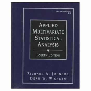 Hardcover Applied Multivariate Statistical Analysis Book