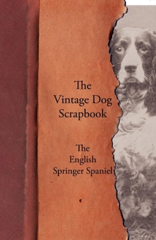 Paperback The Vintage Dog Scrapbook - The English Springer Spaniel Book
