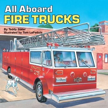 Paperback All Aboard Fire Trucks Book