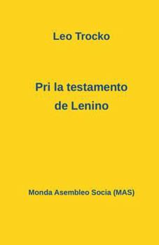 Paperback Pri la testamento de Lenino [Esperanto] Book