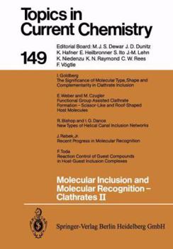 Paperback Molecular Inclusion and Molecular Recognition -- Clathrates II Book