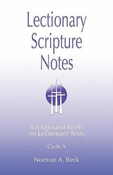 Paperback Lectionary Scripture Notes, Cycle A Book