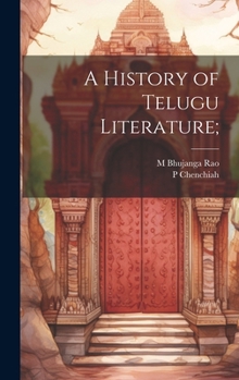 Hardcover A History of Telugu Literature; Book