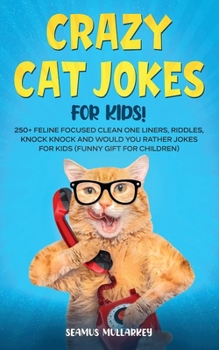 Paperback Crazy Cat Jokes for Kids Book