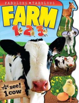 Hardcover Farm 123 Big Board Book (Fabulous Tabulous) Book