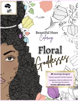 Paperback Floral Goddesses: Grayscale Adult Coloring Book