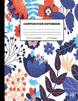 Paperback Composition Notebook: Wide Ruled Paper Notebook Journal - Cute Wide Blank Lined Workbook for Teens Kids Students Girls for Home School Colle Book