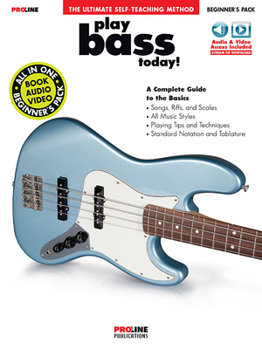 Paperback Play Bass Today Beginner's Pack - Proline Custom Verision Book/Online Audio Book