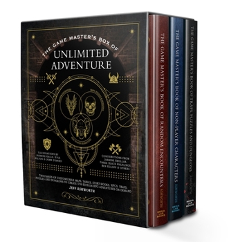 Hardcover The Game Master's Box of Unlimited Adventure: Thousands of Unforgettable Maps, Tables, Story Hooks, Npcs, Traps, Puzzles and Dungeon Chambers to Creat Book