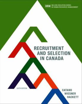 Paperback Recruitment and Selection in Canada Book