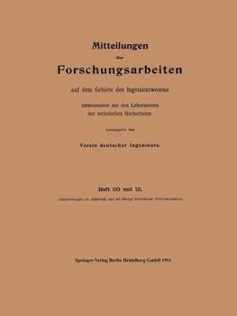 Paperback Mitteilungen Über Forschungsarbeiten: Auf Dem Gebiete Des Ingenieurwesens [German] Book