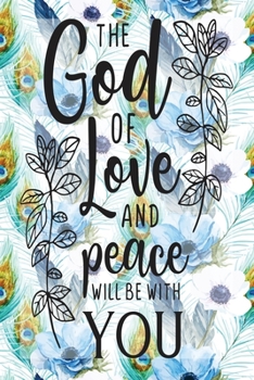 Paperback My Sermon Notes Journal: The God Of Love - 100 Days to Record, Remember, and Reflect - Scripture Notebook - Prayer Requests - Blue Peacock Feat Book