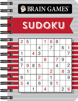 Spiral-bound Brain Games - To Go - Sudoku (Red) Book