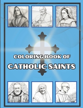 Paperback Coloring Book of Catholic Saints Book