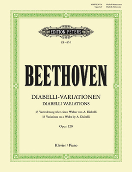 Paperback Diabelli Variations Op. 120 for Piano: 33 Variations on a Waltz by A. Diabelli [German] Book