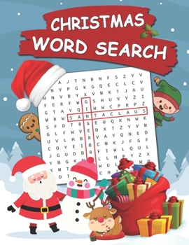 Paperback Christmas Word Search: 100 Words Kids Need To Read By 1st Grade Word Search For Clever Kids Ages 4-8 Book