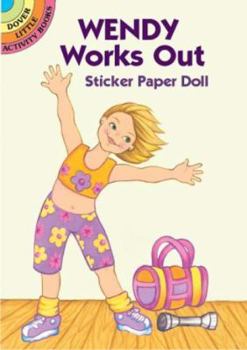 Paperback Wendy Works Out Sticker Paper Doll Book