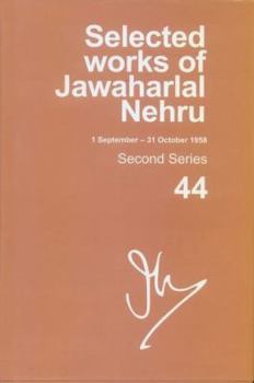 Hardcover Selected Works of Jawaharlal Nehru: Second Series, Volume 41 (1 January - 31 March 1958) Book