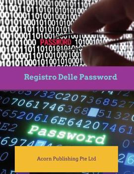 Paperback Registro Delle Password [Italian] Book