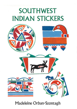 Paperback Southwest Indian Stickers: 24 Pressure-Sensitive Designs Book