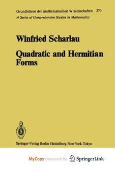 Paperback Quadratic and Hermitian Forms Book