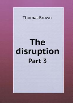 Paperback The disruption Part 3 Book