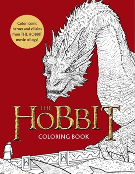 Paperback The Hobbit Movie Trilogy Coloring Book: Heroes and Villains Book