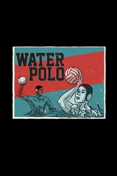 Water polo: 6x9 Water polo | dotgrid | dot grid paper | notebook | notes