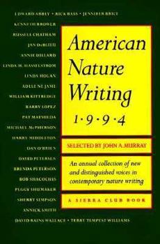 Paperback American Nature Writing 1994 Book