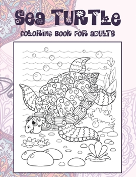Sea turtle - Coloring Book for adults ??