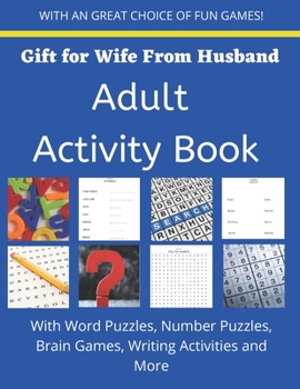 Paperback Gift for Wife from Husband Puzzle Adult Activity Book