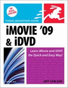 Paperback iMovie 09 and IDVD for Mac OS X: Visual QuickStart Guide Book