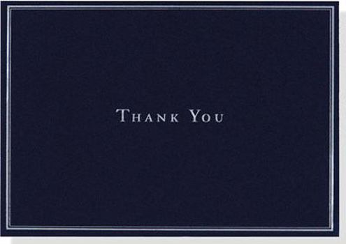Misc. Navy Blue Thank You Notes (Stationery, Note Cards, Boxed Cards) Book