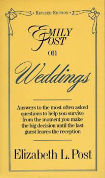 Paperback Emily Post on Weddings: Revised Edition Book