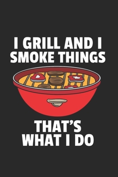 BBQ Notizbuch: BBQ Grillen Notizbuch für Liebhaber / Notizheft / Notizblock A5 (6x9in) Dotted Notebook / Punkteraster / 120 gepunktete Seiten (German Edition)