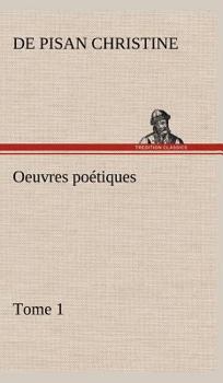 Hardcover Oeuvres poétiques Tome 1 [French] Book