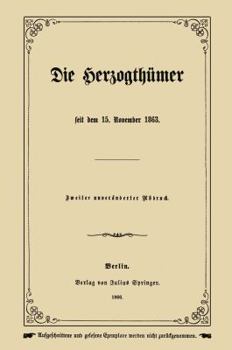 Paperback Die Herzogthümer [German] Book
