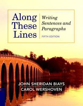 Paperback Along These Lines: Writing Sentences and Paragraphs Book