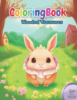 Wooded Treasures: A Coloring Book of Adorable Chibi Animals in Nature