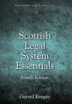 Paperback Scottish Legal System Essentials Book