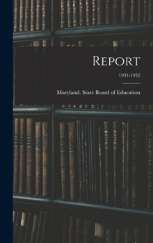 Hardcover Report; 1931-1932 Book