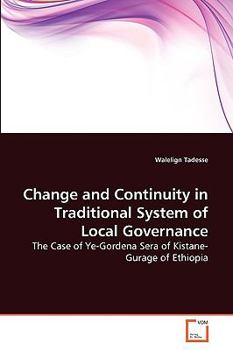Paperback Change and Continuity in Traditional System of Local Governance Book
