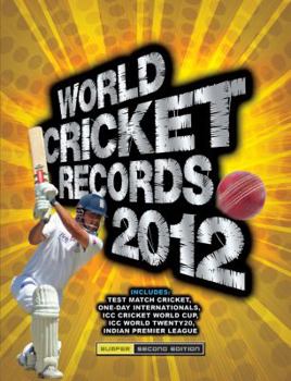 Hardcover World Cricket Records Book