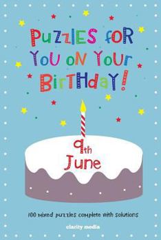 Paperback Puzzles for you on your Birthday - 9th June Book