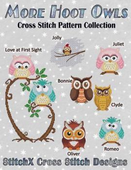 Paperback More Hoot Owls ... Cross Stitch Pattern Collection Book