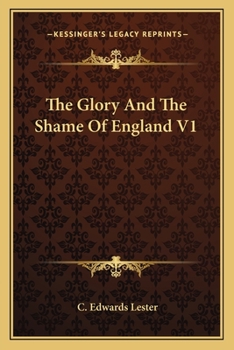 Paperback The Glory And The Shame Of England V1 Book