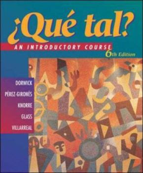 Hardcover ¿Que tal? An Introductory Course with Listening Comprehension Audio CD and Video on CD (Student Edition) Book