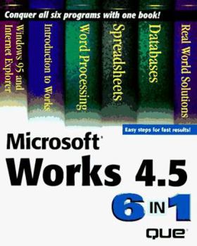 Paperback Microsoft Works 4 5 6 in 1 Book